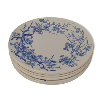 Set of 8 dessert plates Lunéville
