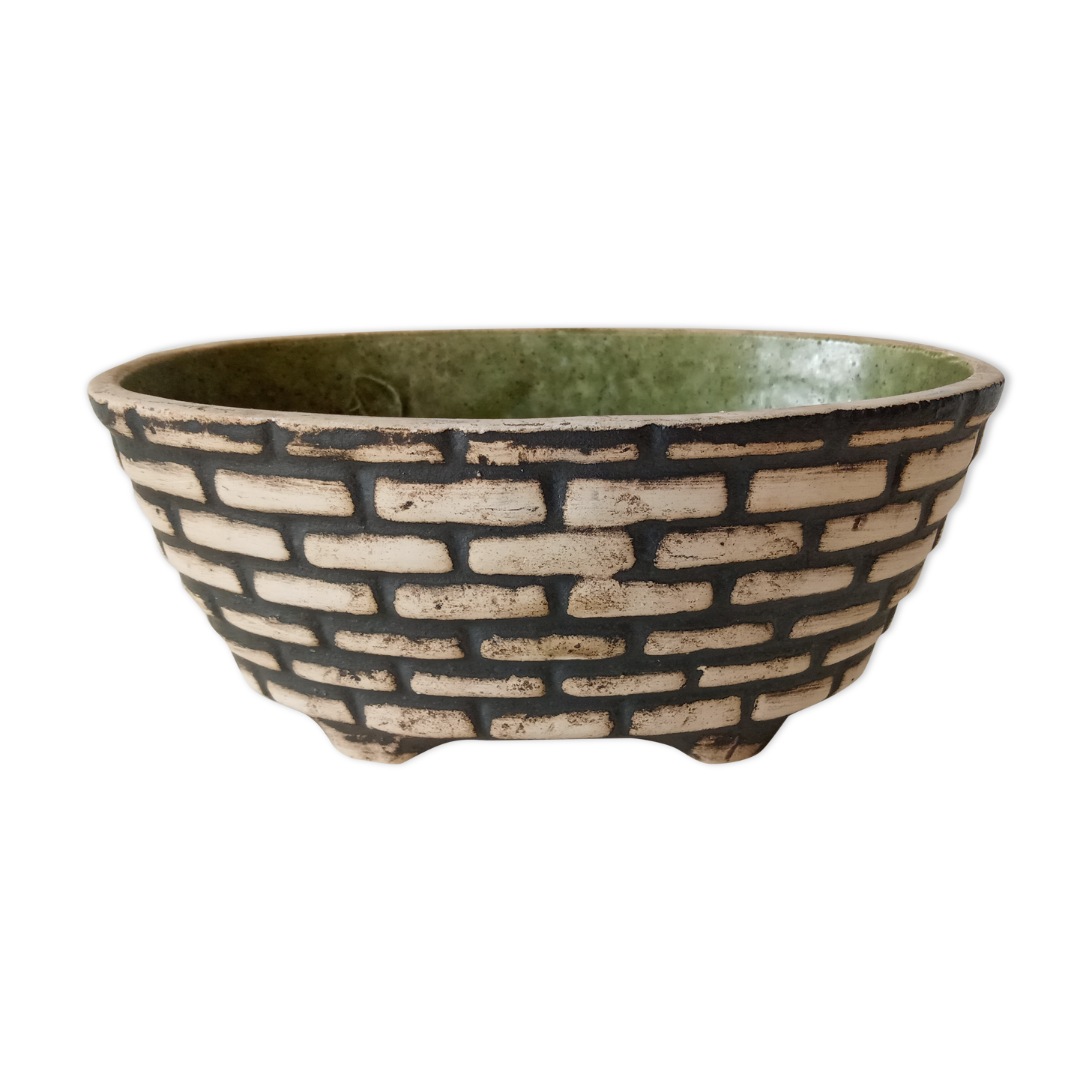 Ceramic cactus planter 50s