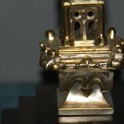 Rare pair of 19th century bronze candlesticks