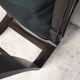 Pair of Kroken armchairs in black leather