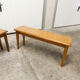 Paire de bancs enfant ou porte plante artisanal 1960