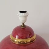 Rondo lamp by Kostka in cracked ceramic