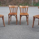 Set of 4 vintage bistro chairs