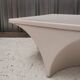 Quadrix coffee table, fibreglass, Alain Carré, Les Plastiques de Bourgogne