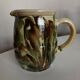 Glazed earthenware jug mixed clays Provence 1960