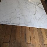 Pelham coffee table in Arabescato marble by designer Matthew Hilton