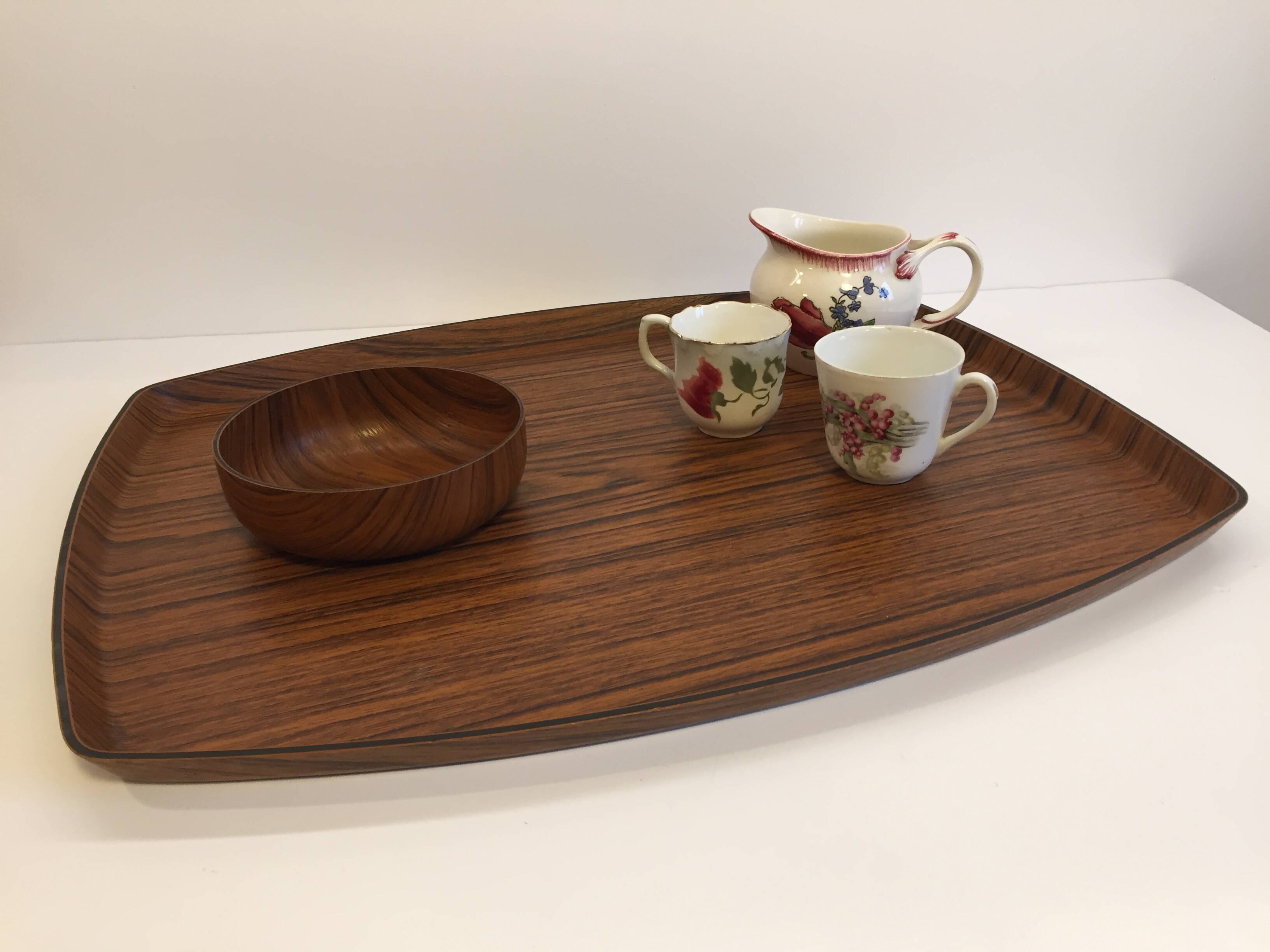 tray and cup by Capellio Italy vintage