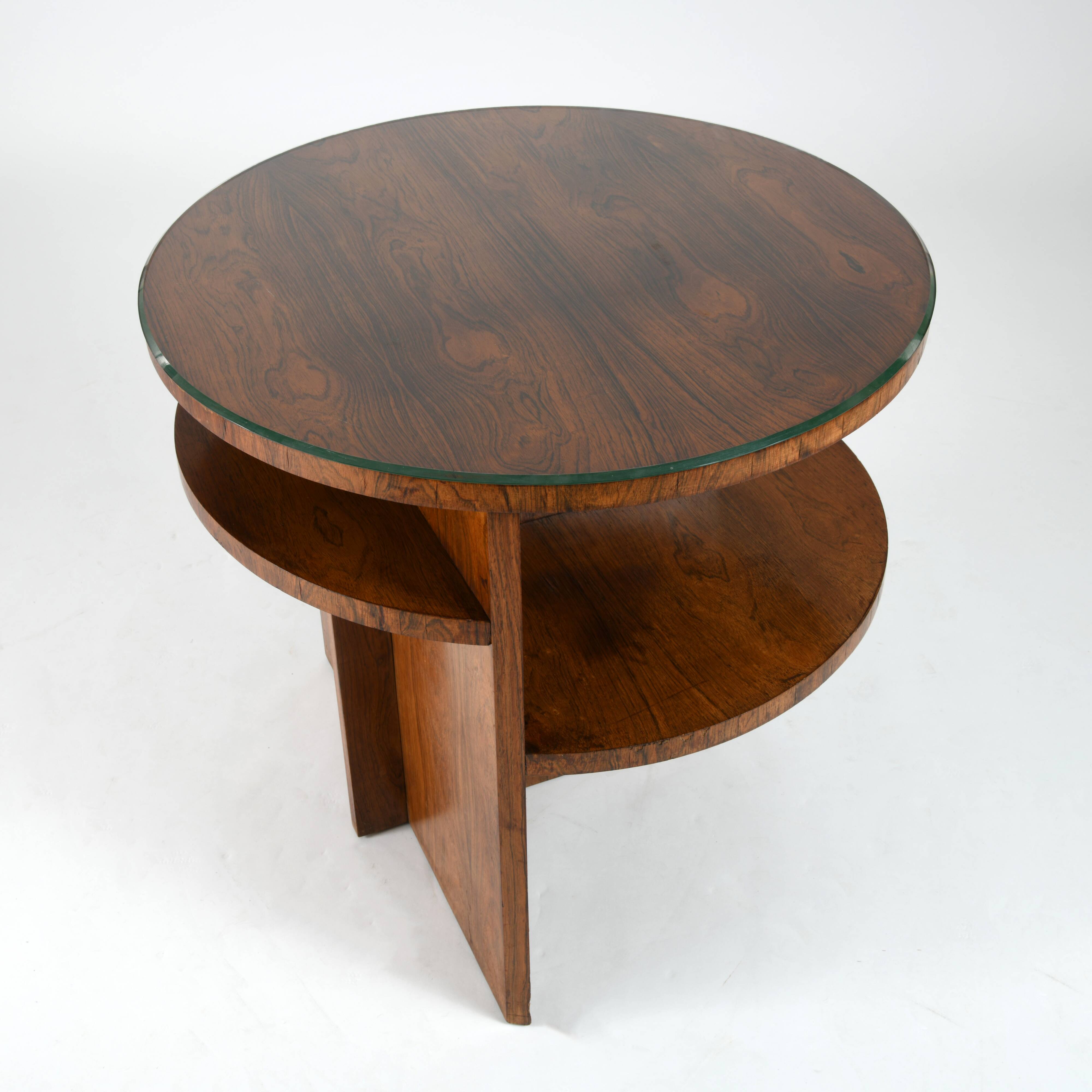 Art deco pedestal table