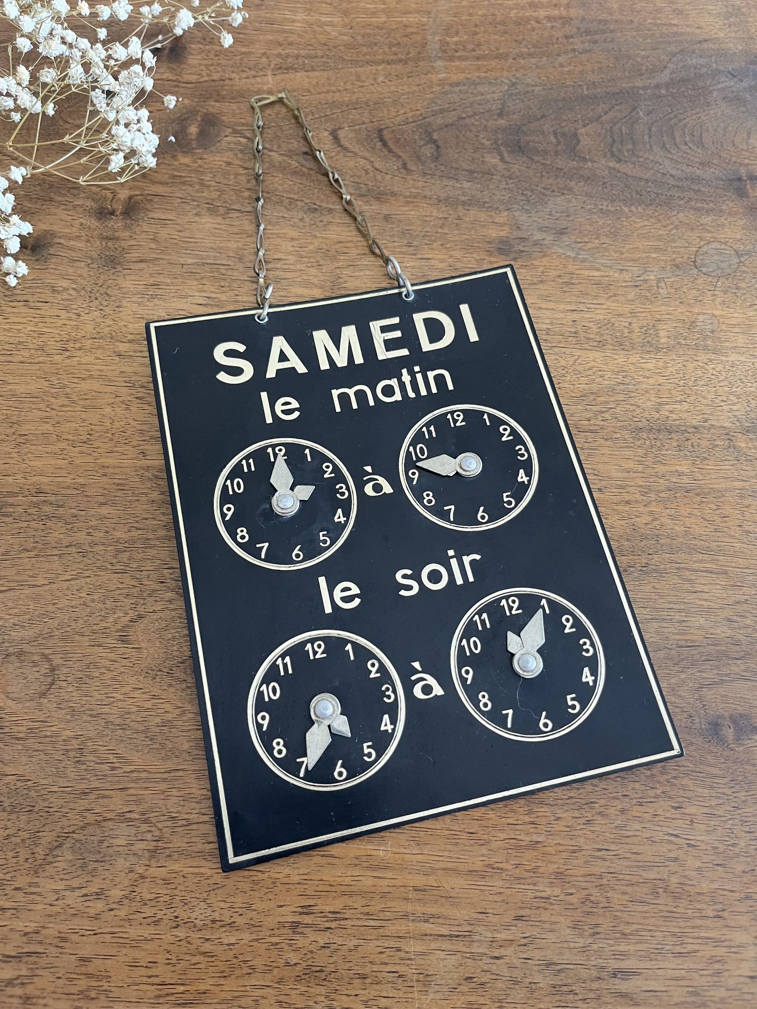 Panneau horaires d’ouverture