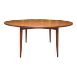1960 stamped round teak dining table