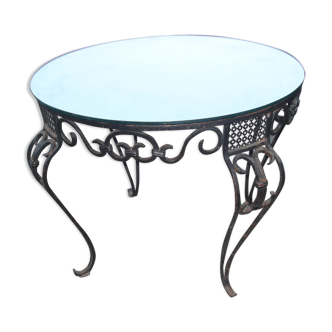 Side table in iron art deco 1930