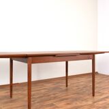 Mid-Century Danish Teak Extendable Dining Table, 1960s.