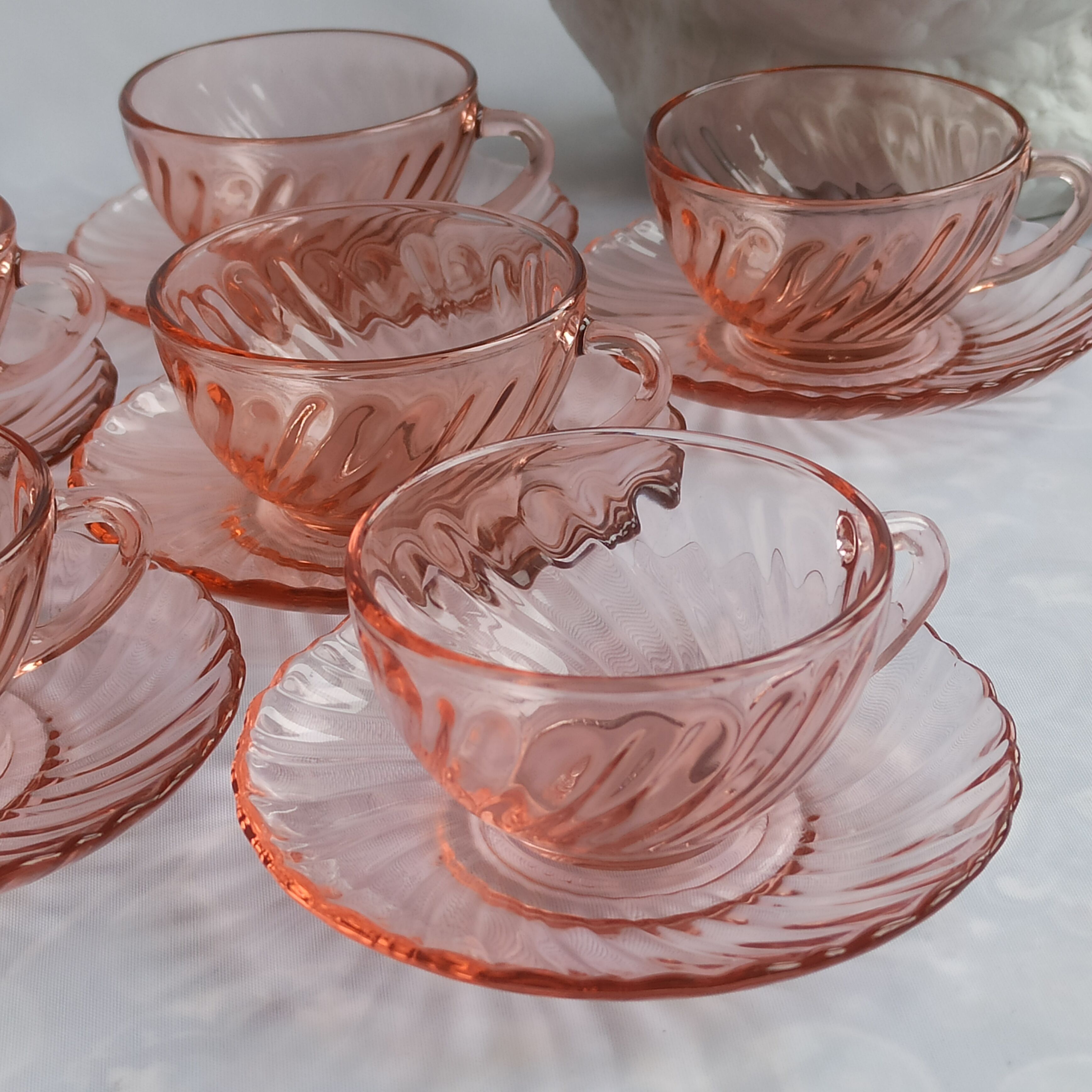 Rosaline Arcoroc coffee cups