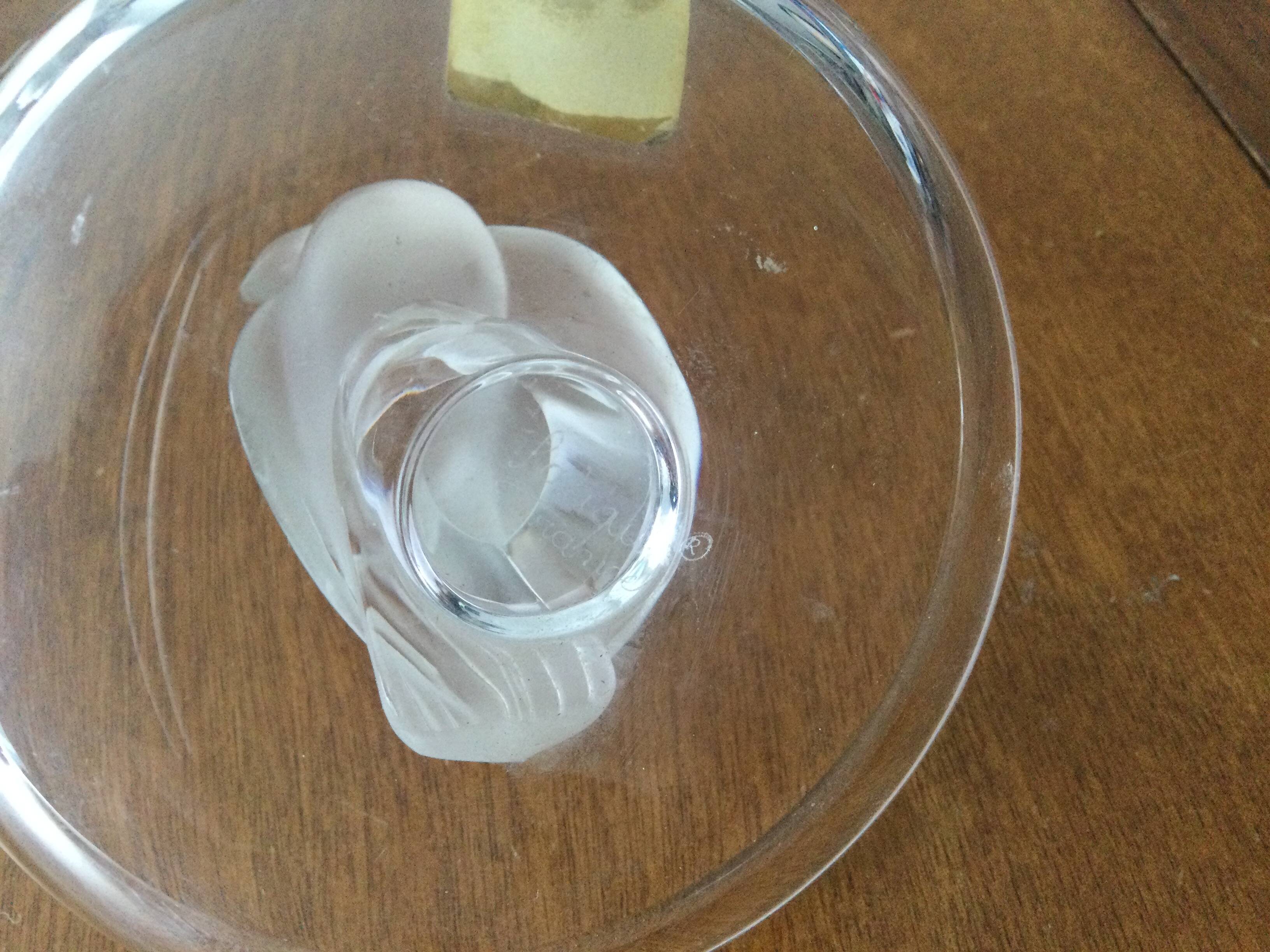 Crystal ring sizer from Lalique