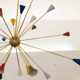 Lustre sputnik multicolore