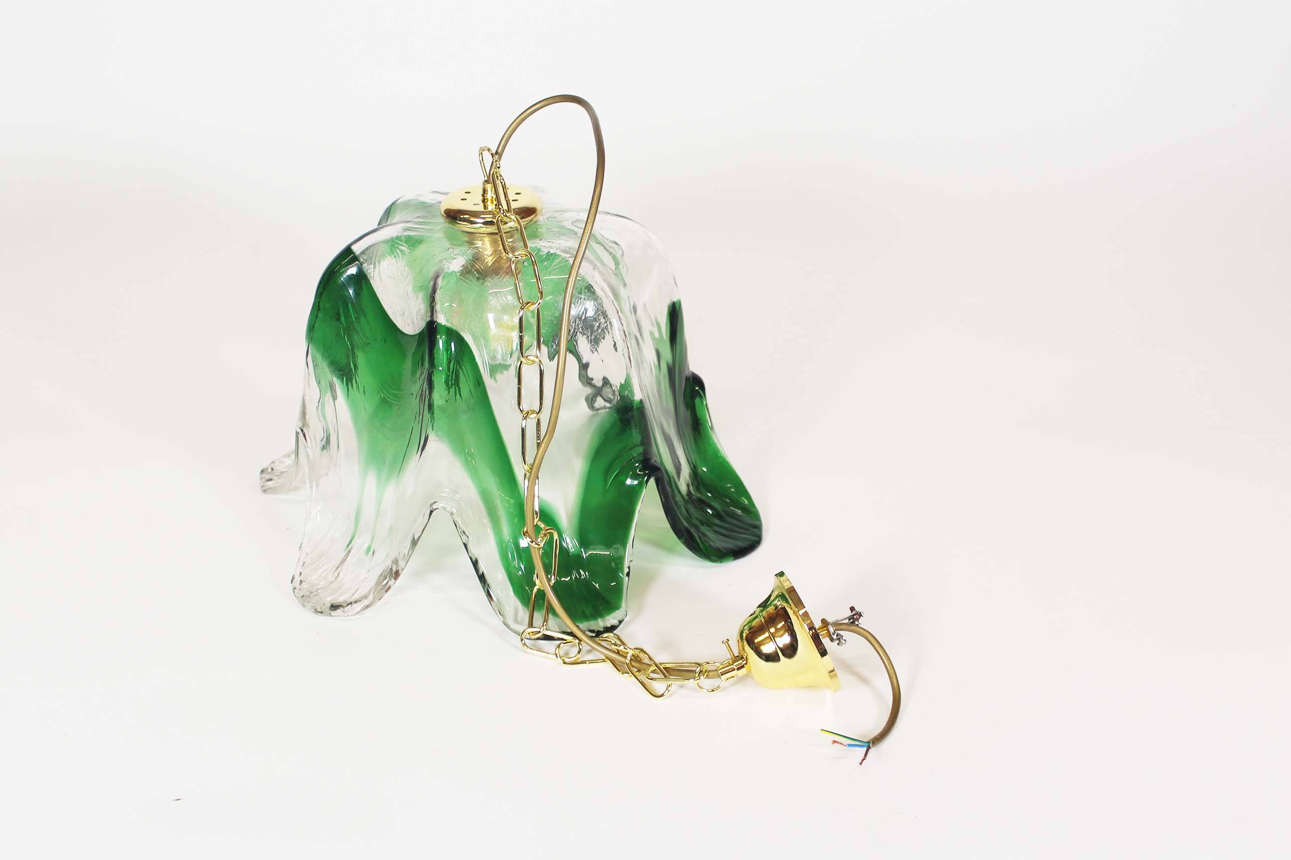 Vintage Muranoglass Pendant Lamp by Mazzega