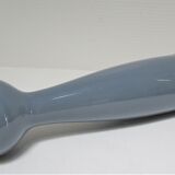 Blue blue grey glazed ceramic hyacinth vase design 70s - 80s