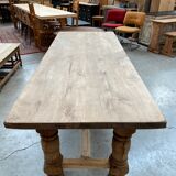Oak farmhouse table