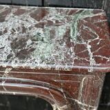 Louis XIV style fireplace in Levanto marble circa 1880