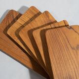Cutting or presentation board of monoxyl teak with handle (T1)