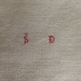 Set of 4 SD monogrammed embroidered napkins