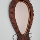 Brutalist vintage mirror