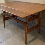 Table modulable danoise en teck Kai Kristiansen 1960