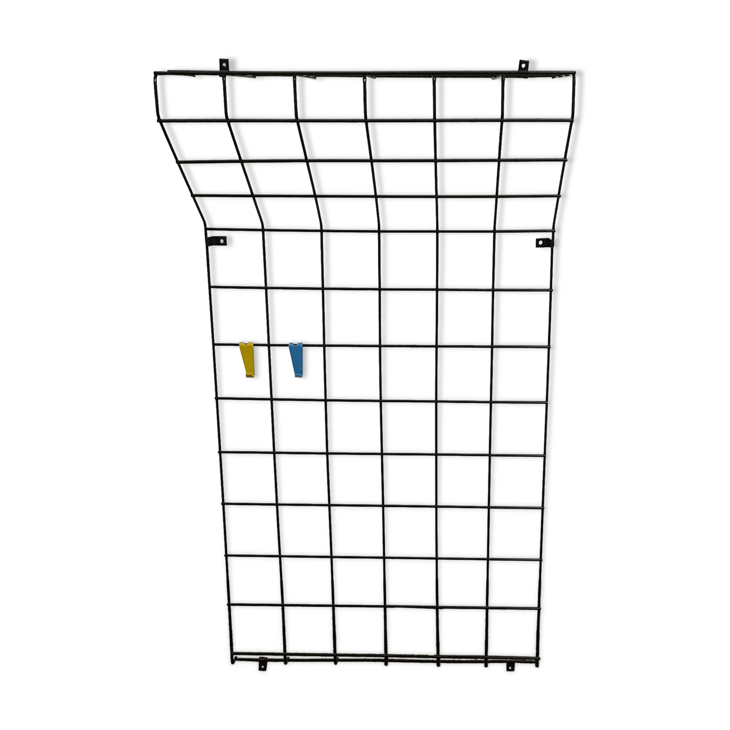 Vintage metal coat and hat rack