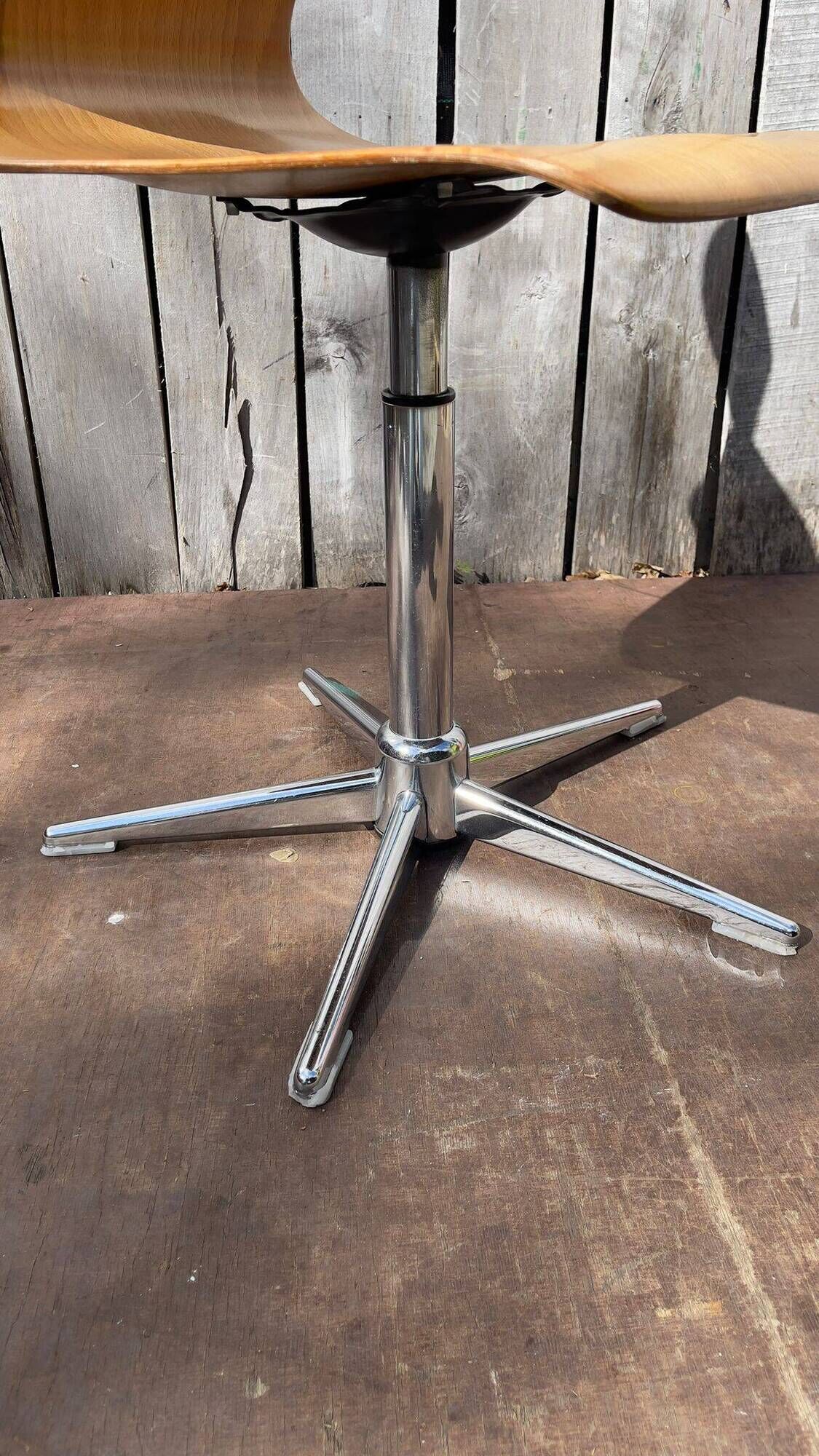 Vintage adjustable Pagholz workshop chair – 1970s industrial design