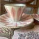 Lot de 2 tasses à café Digoin vintage