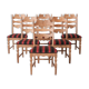 Oak danish mid-century dining chairs
