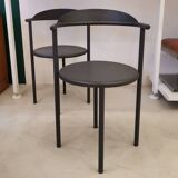 Pair of Starck chairs, Hashwood model, 3 Suisses edition, 1987