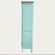 Vintage grey-green glass cabinet from the 1960s.