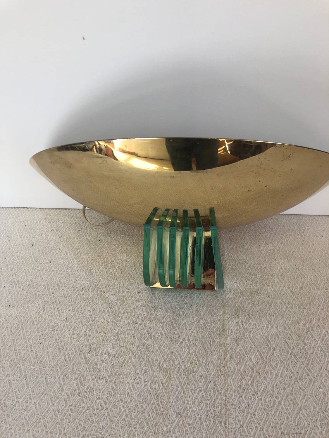 Old golden SCE Normandy wall light