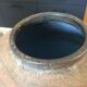 Large vase of ovoid shape; in Brown dominated Gres.
