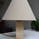 Travertine lamp Fratelli Manelli 60s/70s
