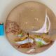 Mabyjo's Musarra Vallauris, decorative glazed ceramic dish, 1960s