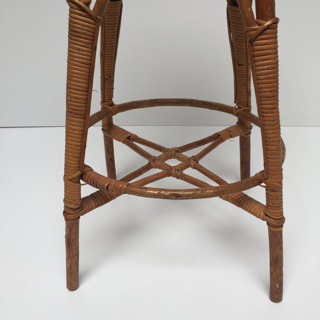 Vintage Wicker bar stool