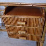 Rattan desk