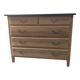 Renovated old wooden chest of drawers