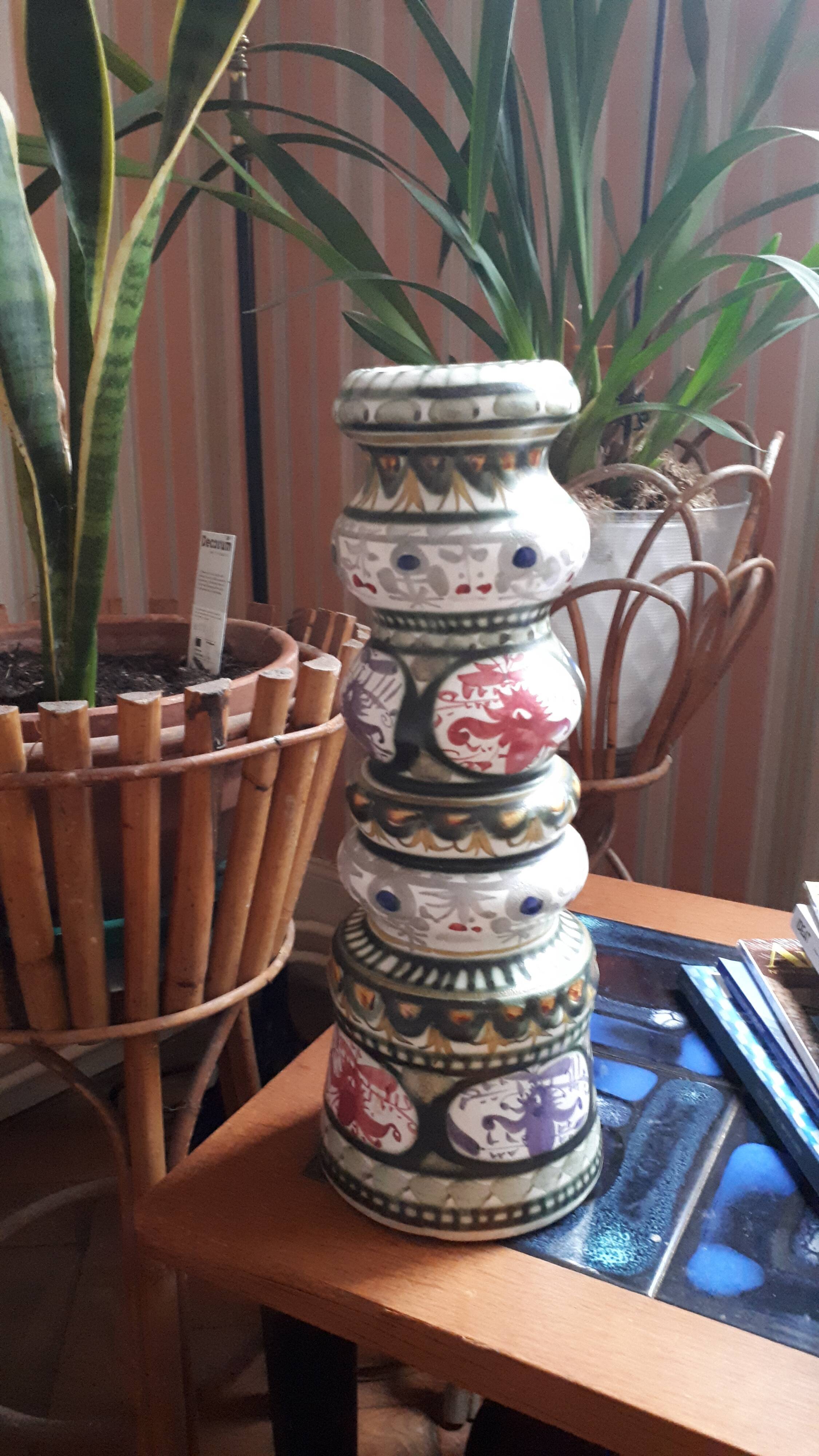 Vase Keraluc Quimper vintage