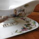 Limoges porcelain sauce dish, 1900
