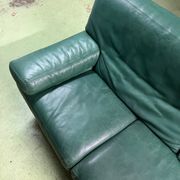 Salon Roche Bobois cuir vert made in Italy