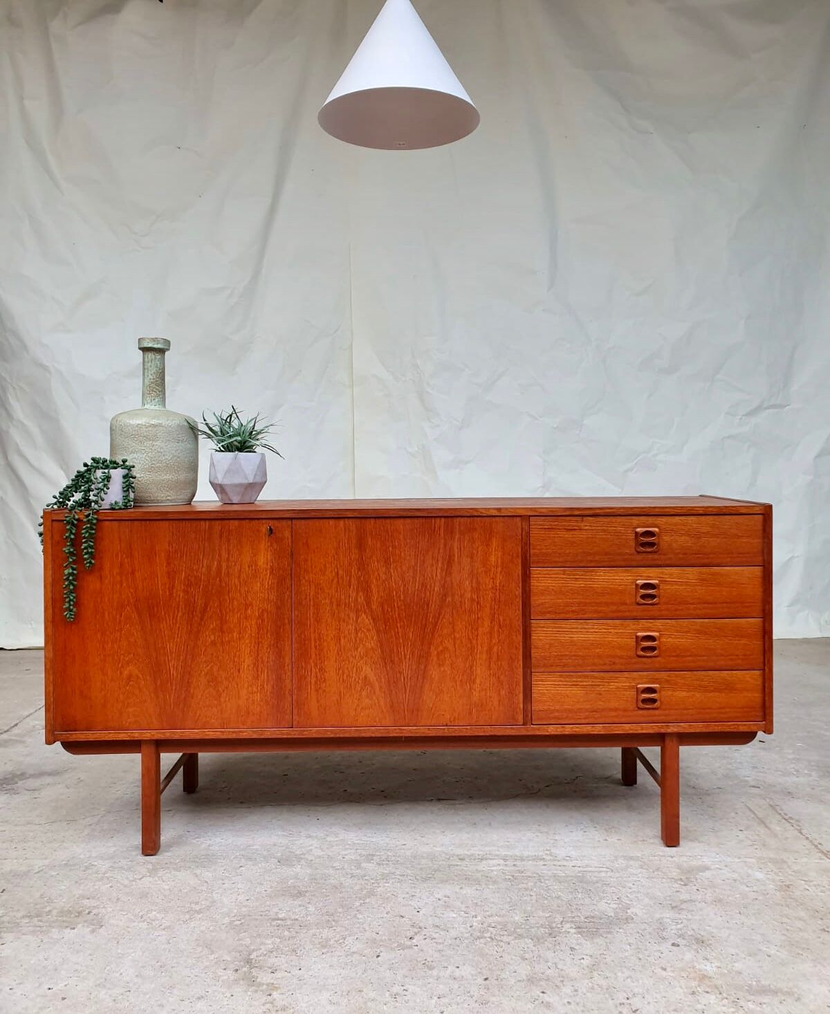 Danish sideboard with key