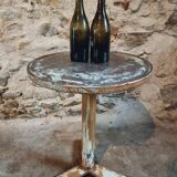Table bistrot ancienne en fer – Table à vin française, début XXe siècle