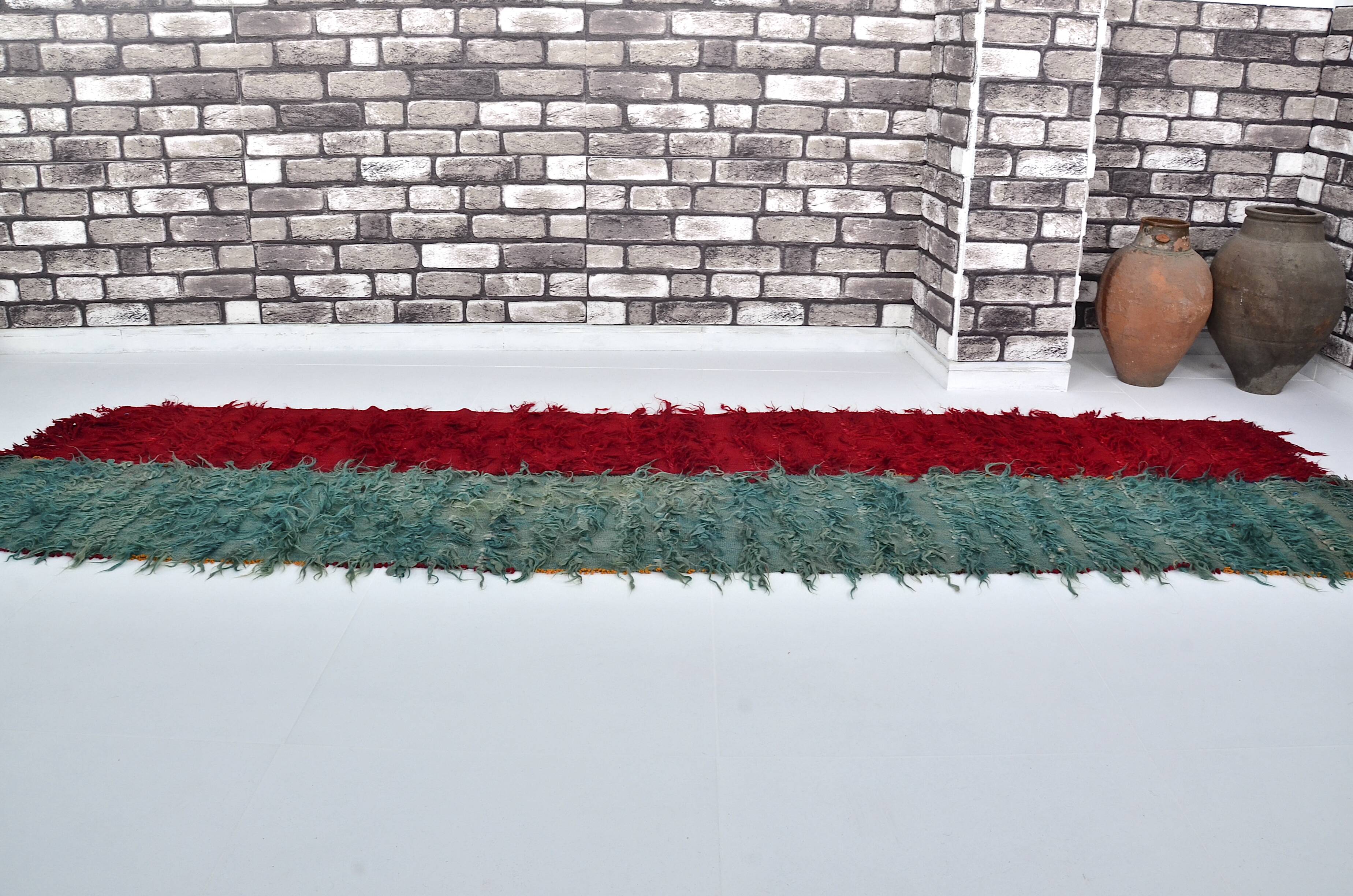 Vintage Turkish Angora Wool Carpet sku 3062