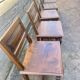 Lot de 5 Chaises en bois de style Louis XIII