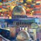 Landscape of Jerusalem by Patrice Landauer