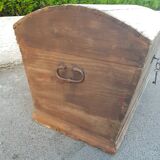 Former bulging privateer's trunk in 18th century fir