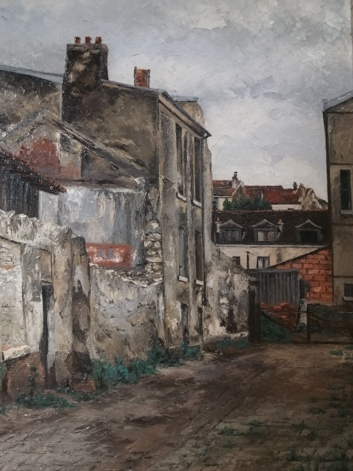Painting rue de Paris by Germain Delatousche